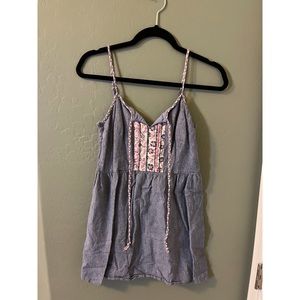 🌟 Band of Gypsies Blue Denim Dress Size Medium